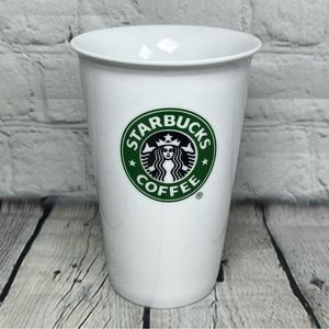 Starbucks | Kitchen | 20 Starbucks Coffee Tea Tumbler Travel Cup Mug 10 Oz  Ceramic Porcelain No Lid | Poshmark